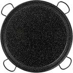 Enameled Paella Pan (Carbon Steel, 32 in - 80 cm (40 Servings) (4 hangers))