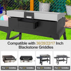 2 PCS Silicone Grease Cup Liners for Blackstone 36 28 22 17 Inch Griddle,Reusable Grease Catcher Cup Liner Grill Grease Tray,Durable Drip Pans Blackstone Griddle Accessories,Black