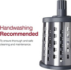 Zyliss E900059 Universal Drum Grater, Stainless Steel, Grating Apples, Cereals, Granola, for Use with Zyliss Rotary Cheese Grater, 5 Year Guarantee