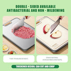 3 Pcs Titanium Cutting Board, Pure Cut Titanium Cutting Boards for Kitchen, Food-Grade Chopping Board for Cutting Fruit Meat Vegetable, Dishwasher Safe Easy to Clean, 15×10 Inch