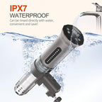 KitchenBoss Sous Vide Cooker Machine: Ultra-quiet 1100 Watt IPX7 Waterproof Water Thermal Immersion Circulator Accurate Temperature Control Digital Display Slow Cooking Sous-vide