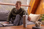 STANLEY Quencher H2.0 Tumbler with Handle and Straw 40 oz | Flowstate 3-Position Lid | Cup Holder Compatible for Travel | Insulated Stainless Steel Cup | BPA-Free | Stone