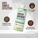 Coffee Machine Descaler - 10 Uses - Keurig Descaling Solution - Universal Descaler for Keurig, Nespresso, Delonghi, Breville, Ninja and All Single Use Coffee and Espresso Machines - Made in USA
