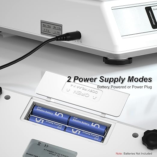 Precision Scale 10kgx0.1g,Accurate Electronic Balance,Industrial Counting Scale for Laboratory,Jewelry Store,Kitchen(10kg, 0.1g)