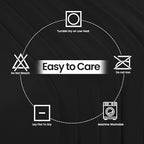 Utopia Kitchen 5FT Spandex Tablecloth [2 Pack, Black] 200 GSM Stretch, Fitted, Washable and Wrinkle Resistant Table Cloth Rectangle Cover for Trade Shows, Wedding, Parties [60Lx30Wx30H Inch]