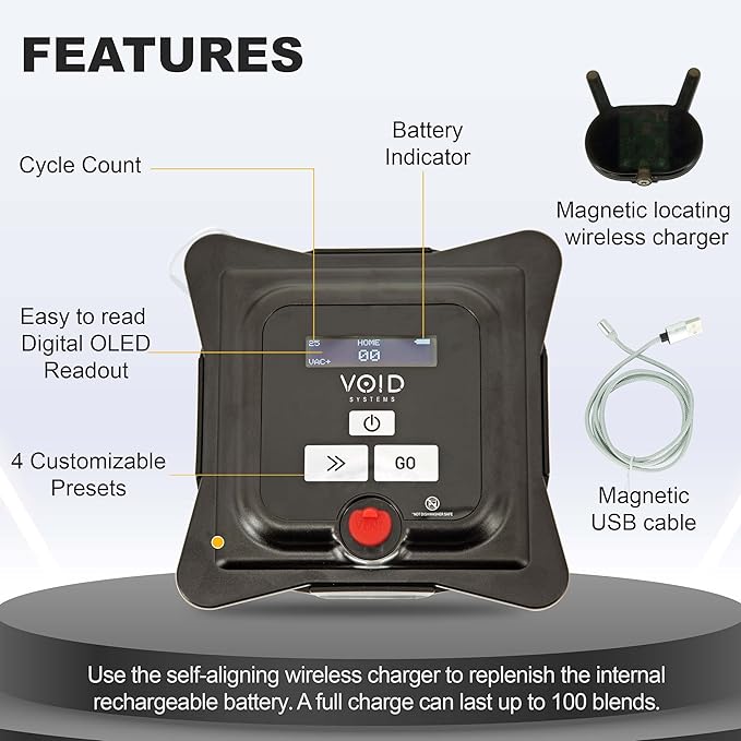 VOID Vacuum Blending Lid System for Blendtec Blenders