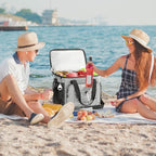 RealCool Soft Cooler Bag 35/45Can, Collapsible Cooler Insulated Leak Proof, Large Lunch Box for Men Women, Soft-Sided Cooler for Picnic, Grocery, Beach, Camping, Travel