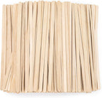 WISYOK 1200 PCS Coffee Stirrers, 5.5 Inch Premium Birch Wooden Sticks, Splinter-Free Smooth Round Ends, Disposable Stir Sticks for Coffee, Cocktails, Office, Home, Coffee Bars