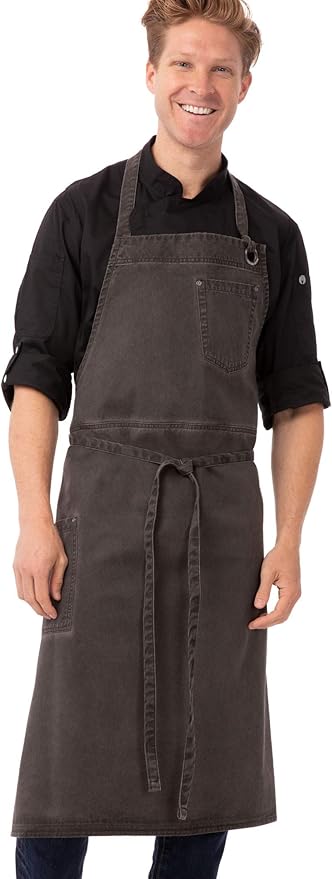 Chef Works Unisex Dorset Chefs Bib Apron