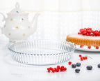 Red Co. Round Clear Glass Casserole Baking Dish, Oven Basics Bakeware — 1.8 Quart - 10¼" x 1¾"
