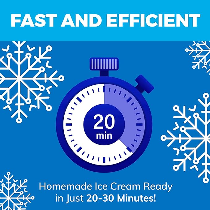 1.2 Quart Penguin Electric Ice Cream Maker Machine for Kids – Best Countertop Ice Cream Machine for Homemade Soft Serve, Sorbet, Gelato, Frozen Yogurt – Fun & Easy Desserts for Families, Easy To Clean