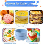 3Pcs ZHYEEDAA Air Fryer Egg Mold, Silicone Egg Molds, Individual Egg Bite Maker Reusable Egg Molds, Microwave Egg Cooker, BPA Free, Dishwasher Safe