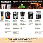 Kcup refillable coffee pod : Reusable Stainless Steel K Cups for Keurig Metal K Cup - Pink & Gray Reusable Coffee Filter for Keurig 1.0 & 2.0 Coffee Maker - Eco-Friendly, Stratum Flow Tech