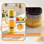 Aelga Glass Honey Dispenser No Drip - 9 OZ Honey Pot Honey Jar with Handle - Maple Syrup Dispenser