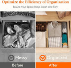 Lifewit 8 Pack Drawer Dividers Bamboo 5" High, 12-17" Adjustable Clothes Drawer Organizers, Expandable Dresser Separators in Bedroom/Bathroom/Kitchen/Office Organization and Storage