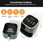 Panana Air Fryer, 8QT Large Capacity Air Fryer, Oilless Healty Cooker Airfryer Oven with 8 Presets, 1500W Air Fryers for Quick Meal, Home Use