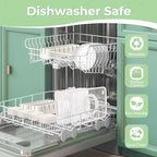 LUXEAR Divided Serving Tray with Lid and Handle Snack Box Charcuterie Container Dishwasher Safe 8 Compartment Snack Platters Portable Clear Organizer for Fruits, Candy, Snacks, Picnic, Travel