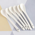 Porcelain Egg Spoons for Soft-Boiled Eggs Coffee Tea Desserts Ceramic Spoon Set of 12