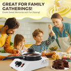 Electric Chocolate Melting Pot, 1kg Capacity, Adjustable Temperature, Ceramic Coating, Easy to Clean, Multi-Use for Chocolate, Butter, Cheese, and Candy - Perfect for Home and Commercial Use