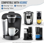 Keurig Compatible Descaling Solution. 1 Bottle of Descaler Solution. Descaling Kit Removes Limescale For Hotter Coffee. 2 Uses Descaler For Keurig Coffee Makers.