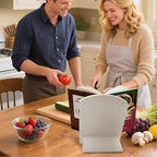 Wood Cookbook Stand Cookbook Holder: Kitchen Adjustable Cookbook Holder Recipe Stand for Counter White