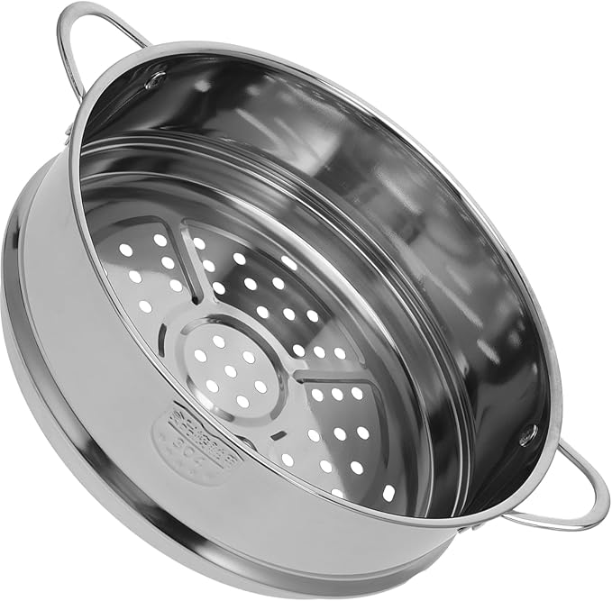 STOBAZA 22cm/8.6in Stainless Steel Steamer Basket for Food Steamer Basket Insert Steam Rack Trivet, Steamer Grid Compatible with InstantPot Pressure Cooker Kitchen Cookware