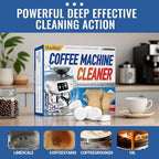Coffee Machine Cleaner Descaler Tablets - 24 Count Coffee Maker Cleaner Tablets Deep Cleaning and Descaling Compatible With Nespresso, Keurig, Ninja, Delonghi, Miele,Breville