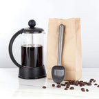 Easyworkz Stainless Steel Long Hollow Handle Coffee Scoop,7g Measuring Spoon for Ground Coffee and Loose Leaf Tea, Vintage