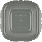Rachael Ray Leak-Proof Stacking Container Food Storage Bin Set, 30-Piece, Clear with Gray Lids
