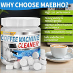 100-Tabs Coffee Maker Cleaner Tablets,Espresso Coffee Machine Descaler Cleaning Tablets Compatible with Keurig, Ninja, Breville, Delonghi, Nespresso, Miele - Deep Descaling & Cleaning
