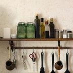 Depression Style Glass Salt and Pepper Shakers (Green)