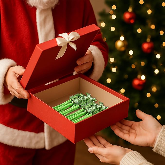 30 Pcs Christmas Drink Stirrers Xmas Stir Stick Holiday Coffee Swizzle Stick Reusable Plastic Hot Cocoa Bar Chocolate Decoration Cocktail Mixer(Whimsical Tree,Fresh Color)