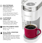 Keurig K-Supreme Single Serve K-Cup Pod Coffee Maker, MultiStream Technology, 4 Brew Sizes, 66oz Dual-Position Removable Reservoir, White