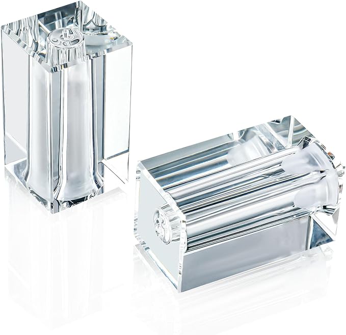 Set of 2 Refillable Seasoning Bottle Crystal Salt and Pepper Shakers Kitchen or Table Decor Salt Shaker Set