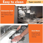 UPGRADED WB31X24738 Griddle Replacement for ge Appliance Gas Range Part,WB31X24998 Cast Iron Griddle Plate,9.5 ×19.5 inch Food Grade Nonstick Griddle