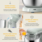 Electric Stand Mixer,10 Speeds Tilt-Head Food Mixer, 3-IN-1 Kitchen Mixer for Daily Cooks with 6 QT Bowl,Dough Hook, Beater, Whisk (Morandi Green)