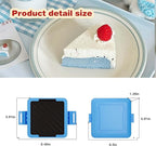 Blue Microwave Sandwich Grill and Toastie Maker, Microwave Toaster, Sandwich Maker, Panini Maker, Dishwasher Safe,NO Electricity,Wireless,Time Saving,Fast,Toastie Safe in Microwave Oven
