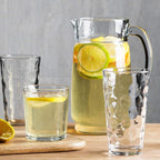 Home Essentials & Beyond Glassware Drinking Glasses Set Of 8 4 Highball (17 oz.) Kitchen Glasses | 4 (13 oz.) Rocks Glass Cups for Water, Juice and Cocktails.