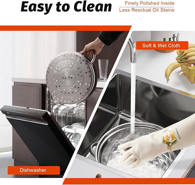 5-Tier Stainless Steel Steamer Cookware Pot with Kitchen Steaming Cookware with Lid Gas Electric Stove Steamer Pot for Kitchen, Home, And Commercial Use