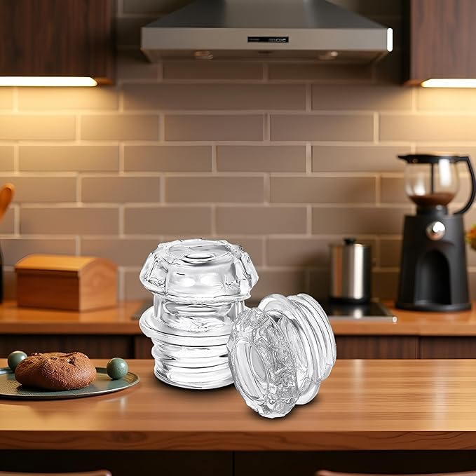 Transparent Coffee Percolator Glass Top Replacement Transparent Glass Knob Top for Percolator Replacement Parts for Coffee Pot Filters,Espresso Machine Parts and Accessories
