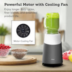 Tribest II Ready Personal Blender with Mason Jar Mug, One-Size, Gray