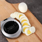 Egg Slicer, BIBURY Egg Slicer for Hard Boiled Eggs, Heavy Duty Egg Cutter for Egg Strawberry Mushroom Soft Fruit, Stainless Steel Wire with 3 Slicing Styles, Easy to Clean
