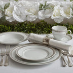 Mikasa Platinum Crown 40-Piece Dinnerware Set, Service for 8