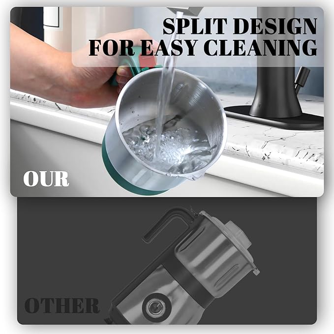 Versatile Kitchen Grinder | 500W Electric Mill | Grinds Spices, Nuts, Grains, Coffee | 3 Stainless Steel Blades | Dry Use (Black)