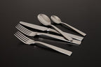 Fortessa Spada 18/10 Stainless Steel Flatware 20 Piece Place Setting, Service for 4