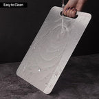 Titanium Cutting Board For Kitchen-Cutting Board Double Side Food Grade,Pure Cut Titanium,Durable Dishwasher Safe Easy to Clean Large Size (18''Lx12''W)