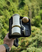 Cocinare ESSENCE DUO B38 Ultra Coffee Grinder - Electric Wireless 2-in-1 Removable Countertop Manual Grinder Kit, 80 Precision Setting, GhostEdge Burr - Design for Pour-over & Espresso (Vintage White)