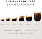 Nespresso Vertuo Pop+ Deluxe Coffee and Espresso Maker by Breville with Milk Frother, Titan