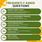 AMZCHEF Juicer Machines, 5.8" Extra Self-Feeding Cold Press Juicer for Whole Vegetable & Fruit, Juice Extractor Machine with Large Auger & Triple Strainers, Easy to Clean, High Juice Yield, Grey