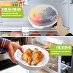 DOERDO Microwave Steamer for Cooking Plastic Vegetable Steamer with Lid, Kitchen Microwave Cookware Supplies, White, 10Inch